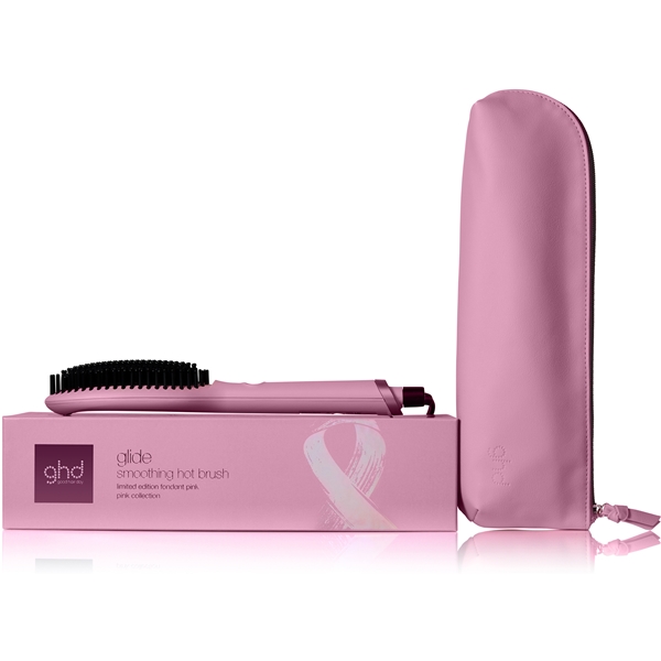 ghd glide hot brush in orchid pink (Bilde 2 av 2)