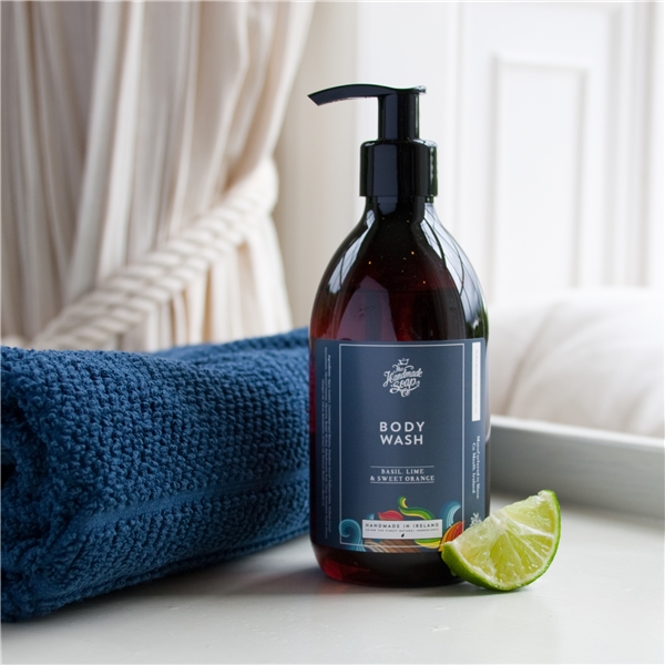 Body Wash Basil, Lime & Sweet Orange (Bilde 2 av 2)