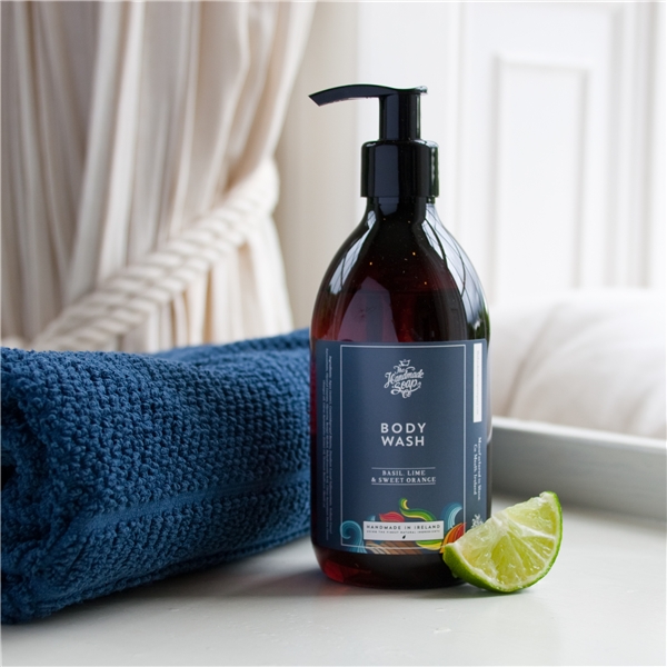 Body Wash Basil, Lime & Sweet Orange (Bilde 2 av 2)