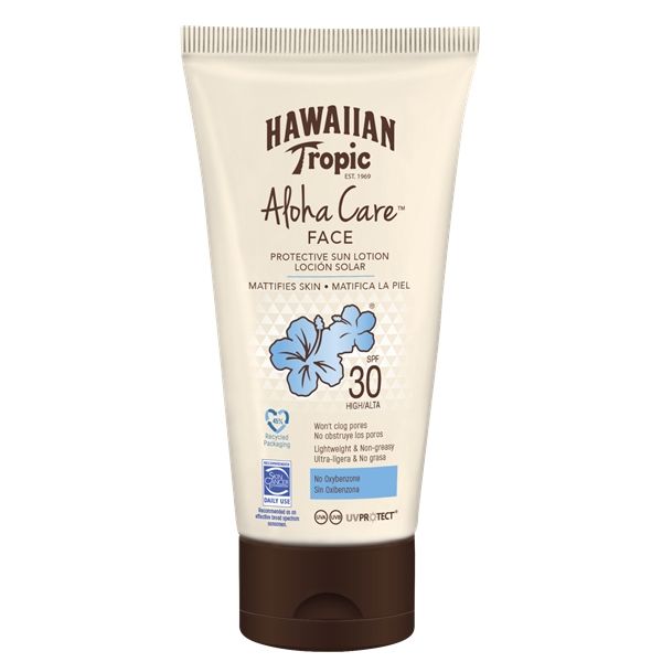 Aloha Care Face SPF30 Hawaiian Tropic Solprodukter