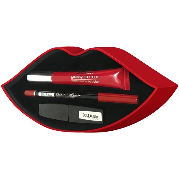 IsaDora Red Lips Gift Set (Bilde 2 av 2)