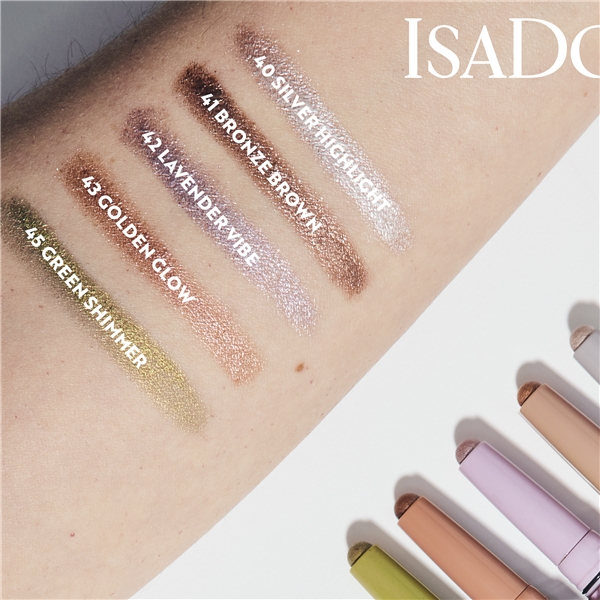 IsaDora The Shimmer Eyeshadow Stick Longwear (Bilde 6 av 9)