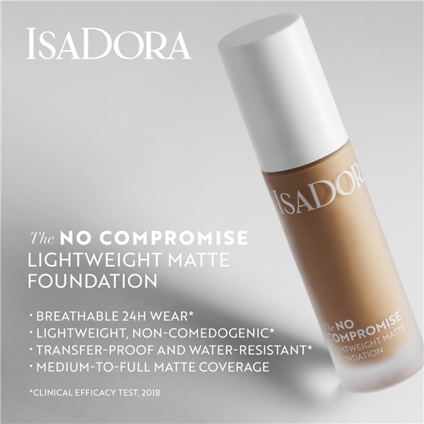 IsaDora No Compromise Lightweight Foundation (Bilde 7 av 8)