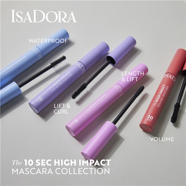 IsaDora The 10 Sec High Impact Length Mascara (Bilde 7 av 7)