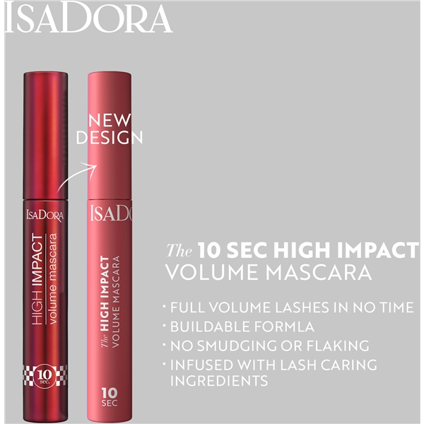 IsaDora The 10 Sec High Impact Volume Mascara (Bilde 5 av 8)