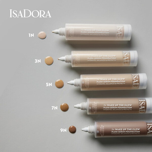 IsaDora The Wake Up the Glow Fluid Foundation (Bilde 7 av 8)