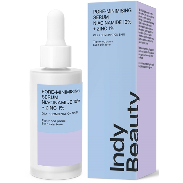 Indy Beauty Pore Minimising Serum Niacinamid Zinc (Bilde 2 av 2)