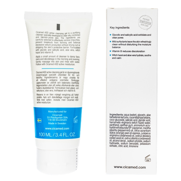 Cicamed ASD Active Cleansing Gel (Bilde 2 av 2)