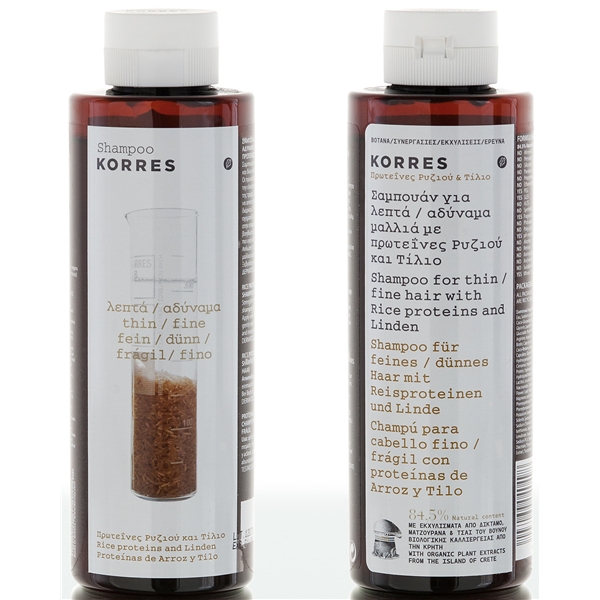 Rice Protein & Linden Shampoo - Thin/Fine Hair