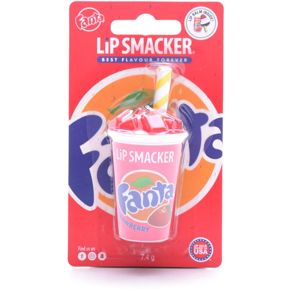 Lip Smacker Fanta Strawberry Cup Lip Balm (Bilde 1 av 2)