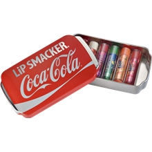 6 stk/pakke - Lip Smacker Coca Cola Lip Balm Tin Box