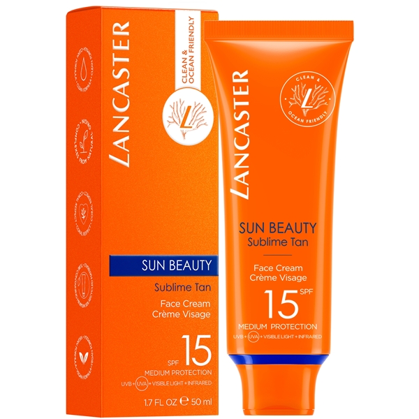 Lancaster SPF15 Sun Beauty Sublime Tan Face Cream (Bilde 2 av 4)