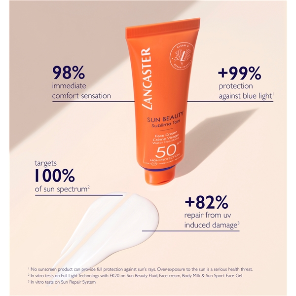 Lancaster SPF30 Sun Beauty Sublime Tan Face Cream (Bilde 4 av 4)