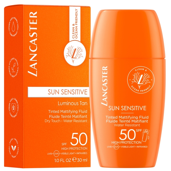 Lancaster Sun Sensitive Tinted Matte Fluid SPF 50 (Bilde 2 av 3)