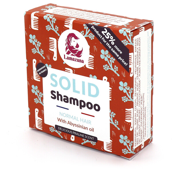 Lamazuna Solid Shampoo Normal Hair Abyssinian Oil (Bilde 1 av 3)