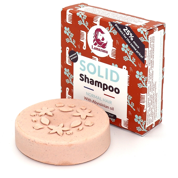 Lamazuna Solid Shampoo Normal Hair Abyssinian Oil (Bilde 2 av 3)