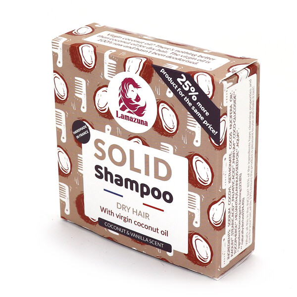 Lamazuna Solid Shampoo Dry Hair w Coconut Oil (Bilde 1 av 3)