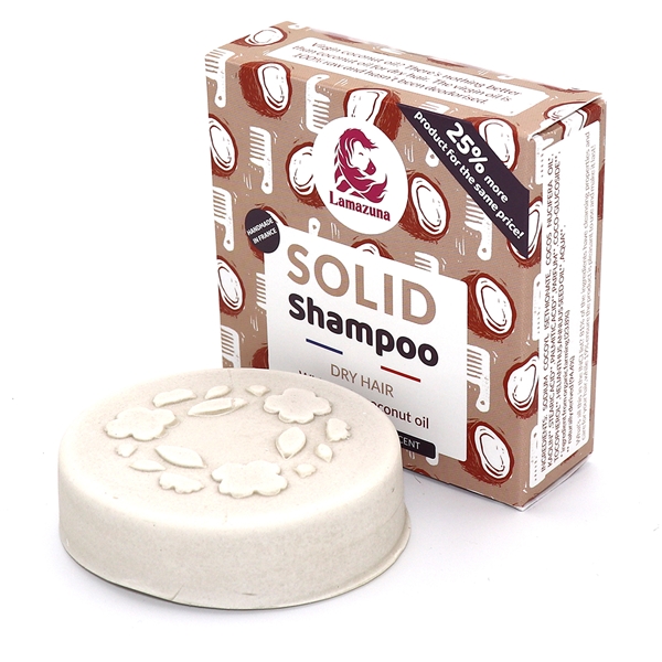 Lamazuna Solid Shampoo Dry Hair w Coconut Oil (Bilde 2 av 3)