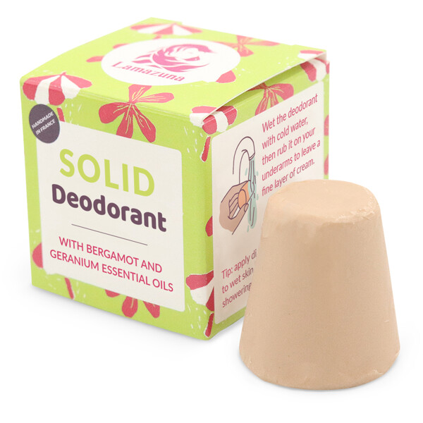 Lamazuna Solid Deodorant w Bergamot & Geranium (Bilde 1 av 2)