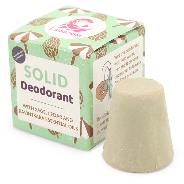 Lamazuna Solid Deodorant Sage, Cedar, Ravintsara (Bilde 1 av 2)