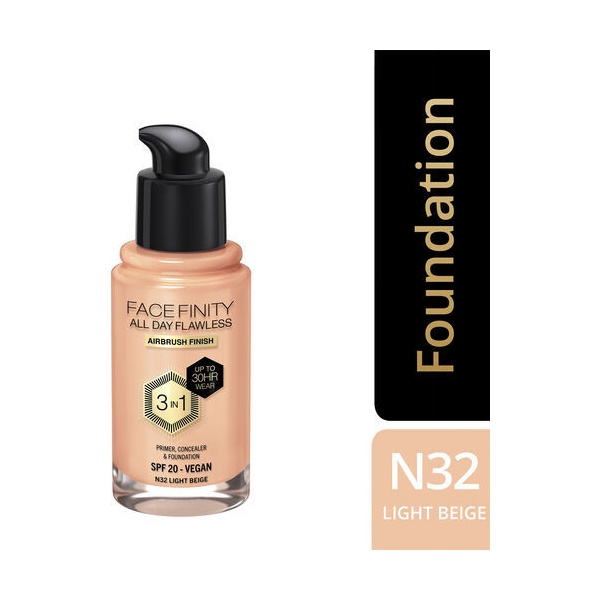 Facefinity All Day Flawless 3 in 1 Foundation (Bilde 2 av 6)