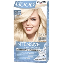 1 set - No. 107 Silver Blonde - MOOD Hair Color