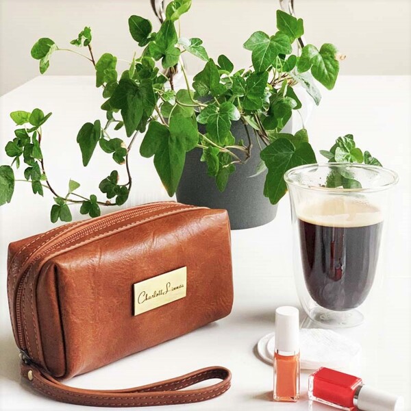 Brown Zircon Casual Makeup Bag (Bilde 5 av 7)