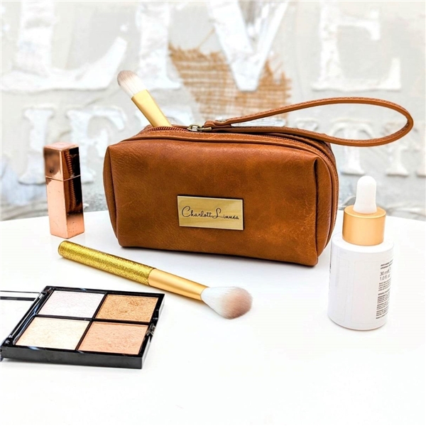 Brown Zircon Casual Makeup Bag (Bilde 7 av 7)