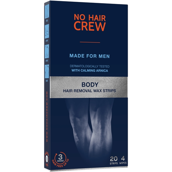 No Hair Crew Body Hair Removal Wax Strips (Bilde 2 av 2)