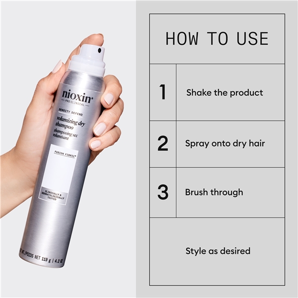 Nioxin Volumizing Dry Shampoo (Bilde 3 av 7)