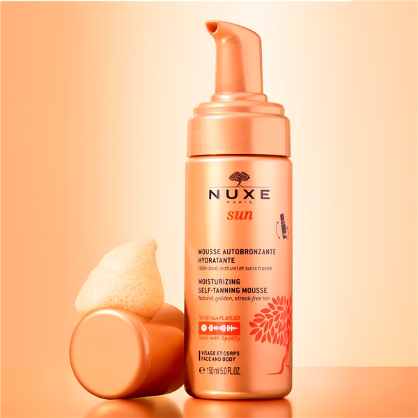 NUXE Sun Moisturizing Self Tanning Mousse (Bilde 2 av 8)