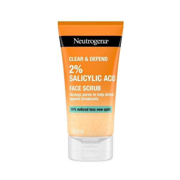 Clear & Defend 2% Salicylic Acid Face Scrub