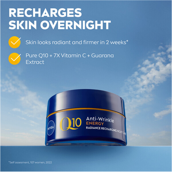 Nivea Q10 Energy Recharging Night Cream (Bilde 3 av 7)