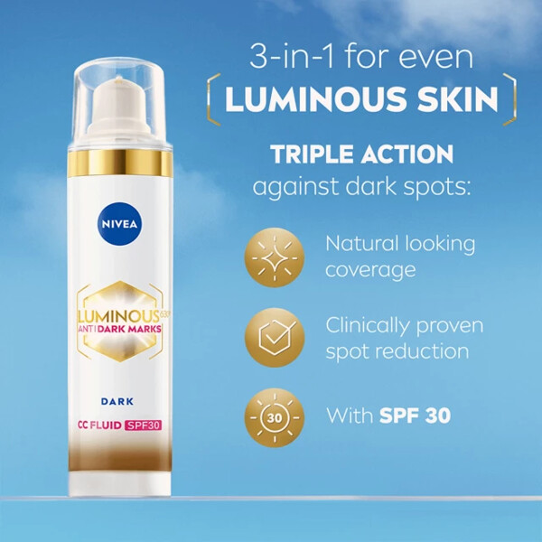 Nivea Luminous630 Anti Dark Spot CC Fluid (Bilde 2 av 3)