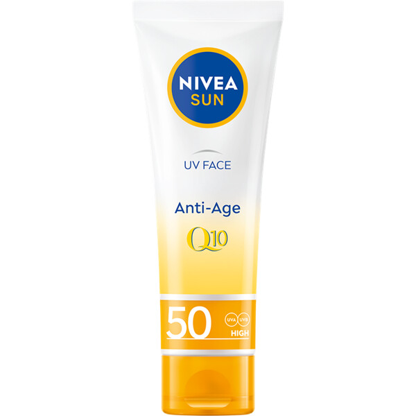 Nivea Sun UV Face Anti Age Q10 Cream Spf 50 (Bilde 2 av 2)
