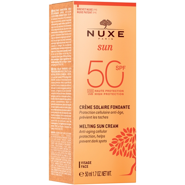 Nuxe SUN Melting Cream for Face SPF 50 (Bilde 2 av 2)