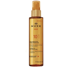 150 ml - Nuxe SUN Tanning Oil for Face and Body SPF 10