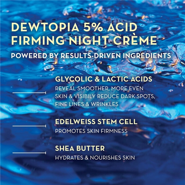 Transform Dewtopia 5% Acid Firming Night Crème (Bilde 5 av 5)