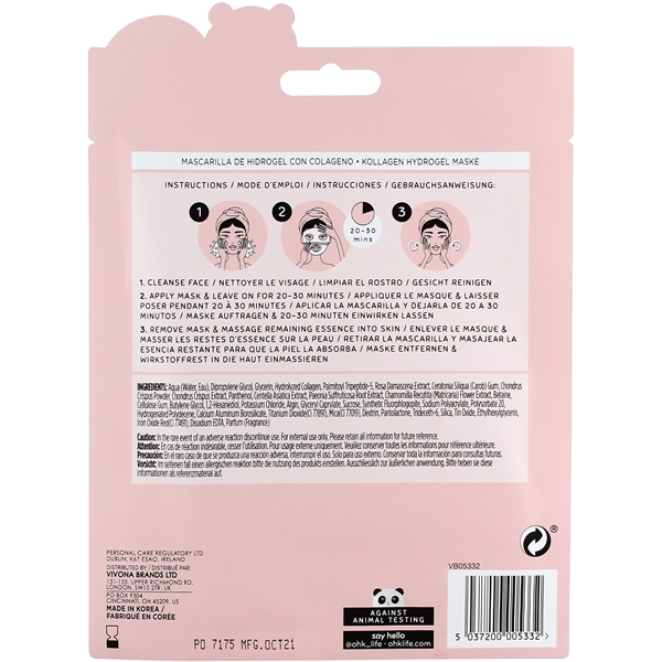 Oh K! Collagen Hydrogel Mask (Bilde 3 av 4)