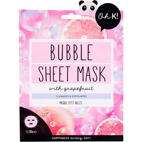 Oh K! Bubble Mask with Grapefruit (Bilde 1 av 3)