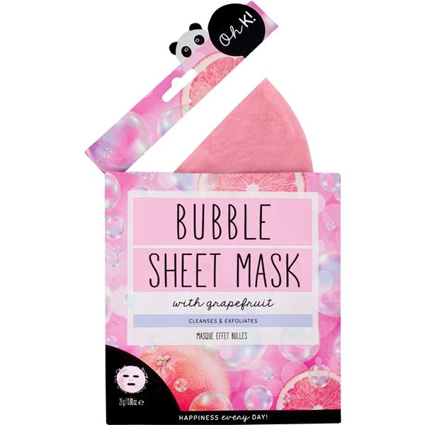 Oh K! Bubble Mask with Grapefruit (Bilde 2 av 3)