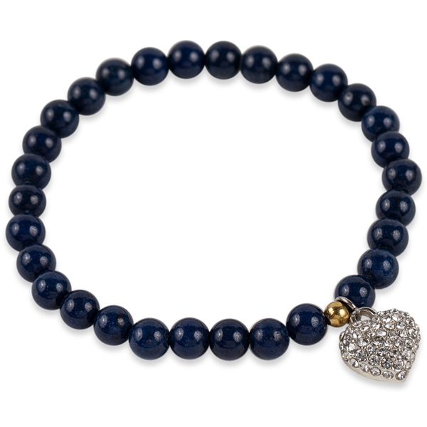94954-06 PEARLS FOR GIRLS Blue Jade Bracelet (Bilde 1 av 2)