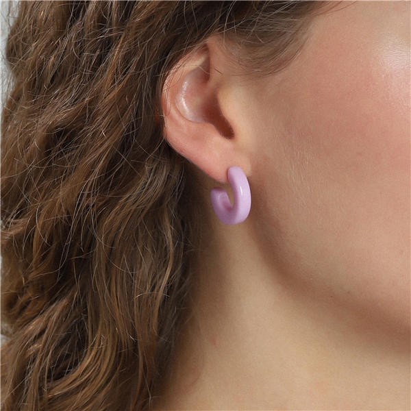 Spring Earrings Purple (Bilde 2 av 2)