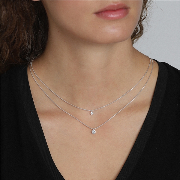 Lucia Double Crystal Necklace (Bilde 2 av 2)