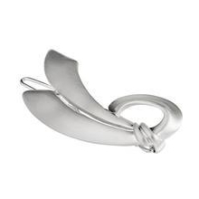 Basilia Hair Clip Silver