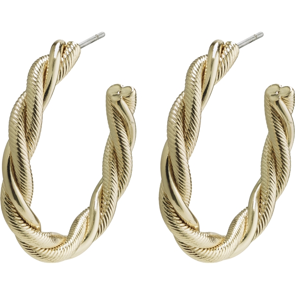 26202-2063 Baya Twisted Creole Earrings (Bilde 1 av 2)