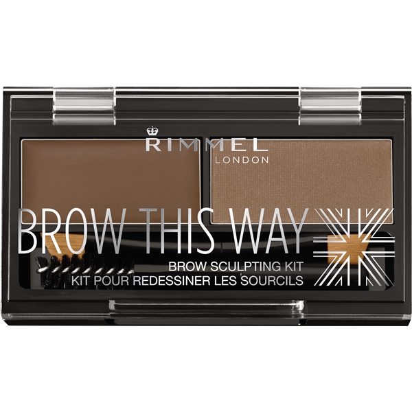 Rimmel Brow This Way Eyebrow Powder Kit (Bilde 1 av 2)