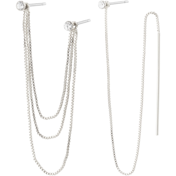 26214-6043 Kalinda Crystal Deco Chain Earstuds (Bilde 1 av 3)