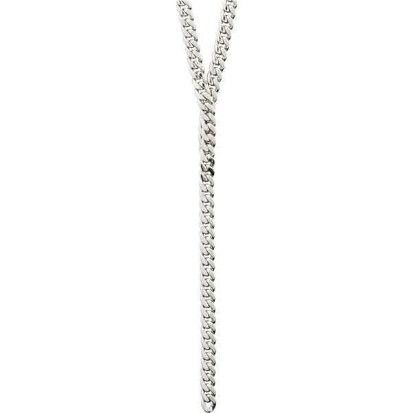 12221-6011 COURAGEOUS Curb Chain Silver Necklace (Bilde 1 av 3)