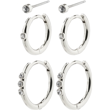 13221-6033 ECSTATIC 3 In 1 Set Crystal Earrings